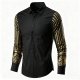 Men's Loose Casual Shirt - Retro Beach Button-Down