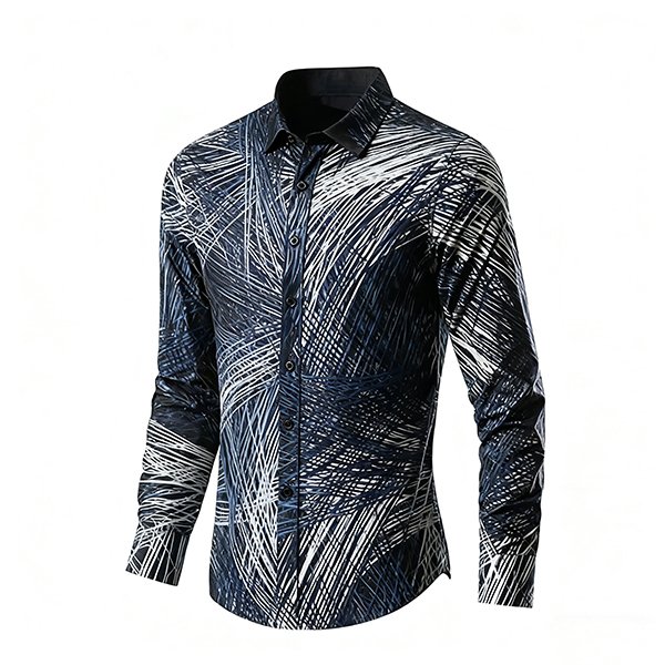 Men's Premium Retro Beach Shirt - Casual Loose Button-Down